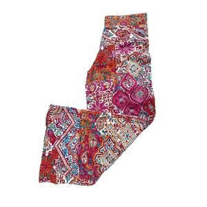 Small Petite Lauren Ralph Lauren Floral Wide Leg Leggings